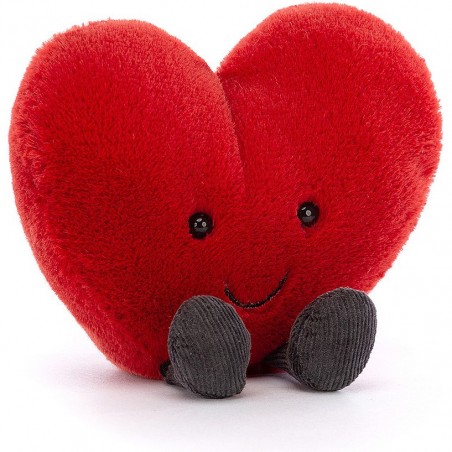 Peluche Coeur Rouge Amusant - 12cm - Jellycat