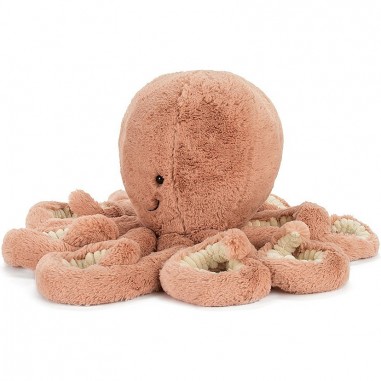 Peluche Odell la petite pieuvre - 23 cm - Jellycat