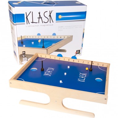 Klask - Jeu en bois aimanté - Jeu d'ambiance tactique - Gigamic