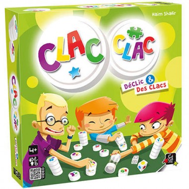 Clac Clac - Jeu de société en famille dès 4 ans - Gigamic