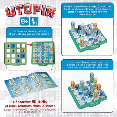 Utopia - Jeux de société - Eureka Puzzle - Gigamic