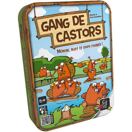 Gang de castors - jeu d'ambiance et de bluff - Gigamic