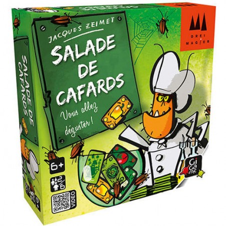 Salade de Cafards - Kaker Laken Salade - Jeu de Cartes - Gigamic