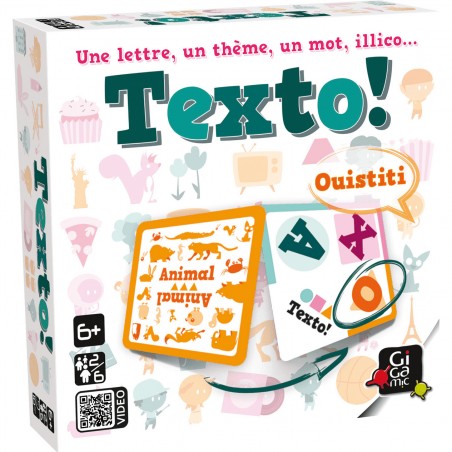 Texto - Jeu de société pour enfants dès 6 ans - Gigamic