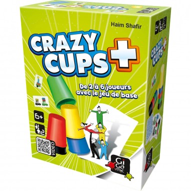 Crazy Cups Plus extension - jeu de société pour enfants - Gigamic