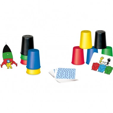 Crazy Cups Plus extension - jeu de société pour enfants - Gigamic