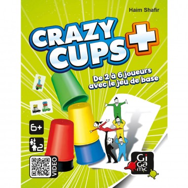 Crazy Cups Plus extension - jeu de société pour enfants - Gigamic