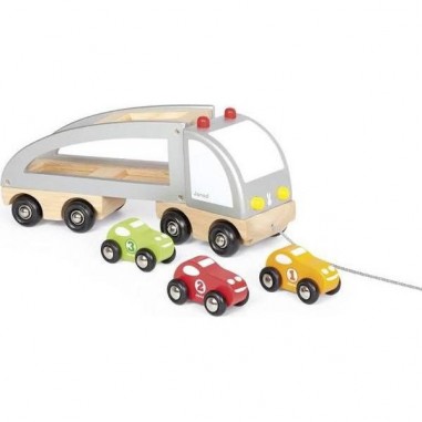 Camion en bois Multi Bolides - Janod Camion en bois Multi Bolides - Janod