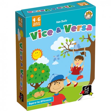 Vice & Versa - Un jeu d'observation et de différences pour enfants - Gigamic