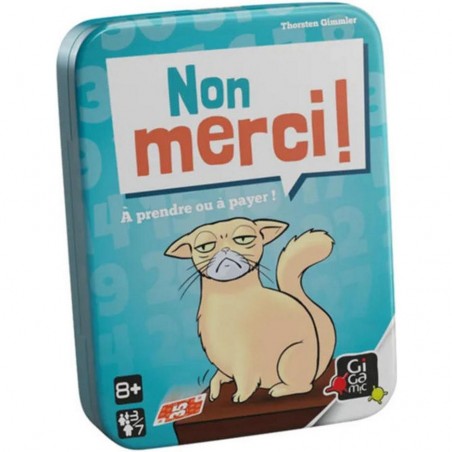 Non merci - jeu de cartes - Gigamic