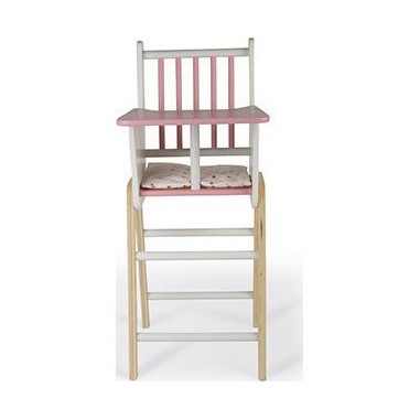 Chaise Haute en bois "Candy Chic"