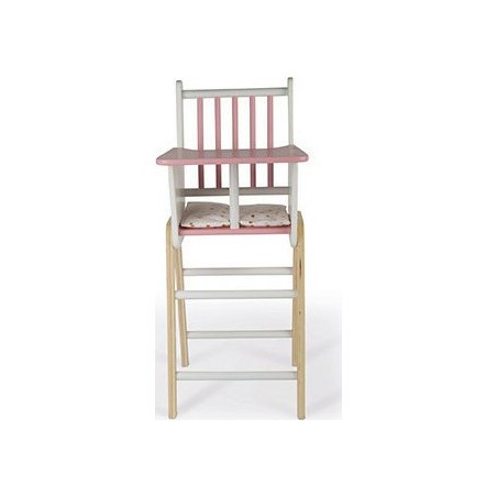 Chaise Haute en bois "Candy Chic"