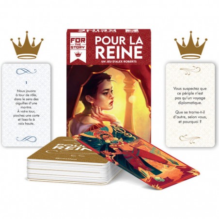 Pour la reine - jeu de construction d'histoires - Bragelonne Games