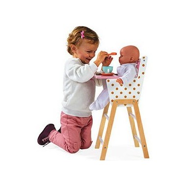 Chaise Haute en bois "Candy Chic"