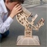 Microscope - maquette 3D en bois - Fonctionnel - Mr Playwood