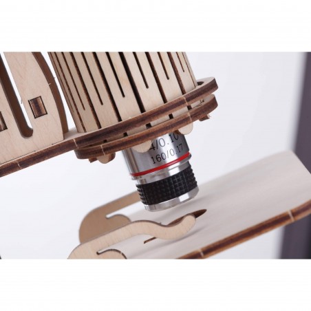 Maquette Microscope mobile 3D en bois - Puzzle - Mr Playwood