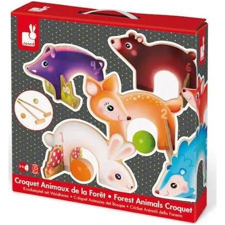 Jeu de croquet animaux de la forêt