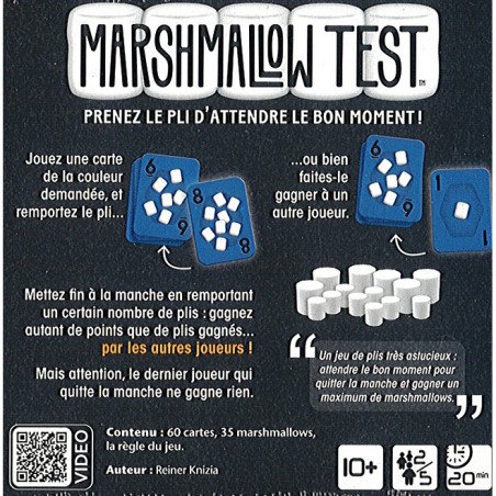 Marshmallow Test - Jeux de société - Gigamic