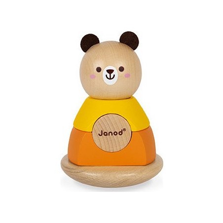 Jouet en bois "Culbuto Ours"
