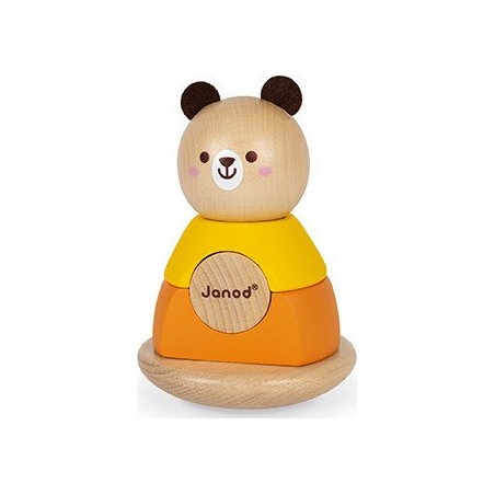 Jouet en bois "Culbuto Ours"