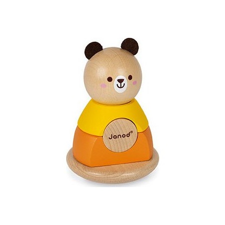 Jouet en bois "Culbuto Ours"