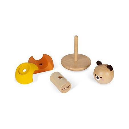 Jouet en bois "Culbuto Ours"