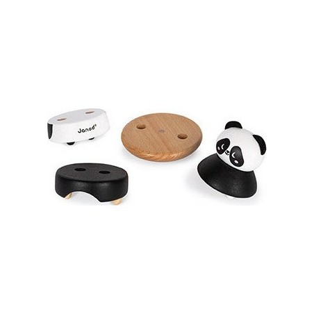 Jouet en bois "Culbuto Panda"