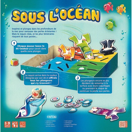 Sous l'océan - Gigamic - Jeu de société enfant - Logis