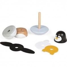 Jouet Culbuto en bois Pingouin 2
