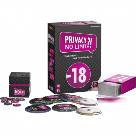 Privacy no limit - Jeu de société pour adultes - Gigamic