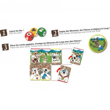 Patou'Che - Jeu de Cartes et Dés - Oka Luda éditions