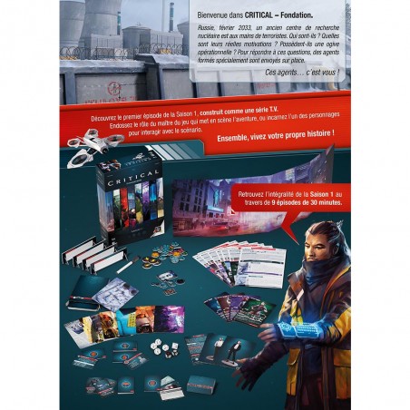Critical Fondation - Jeu d'Aventure et de Rôle - Gigamic