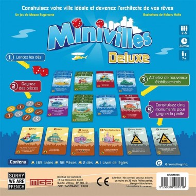 Minivilles Deluxe - Jeux de société - Moonster Games