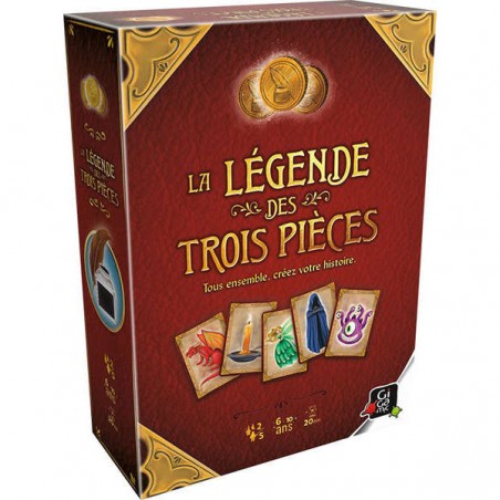 La légende des 3 pièces - Jeux de société - Gigamic
