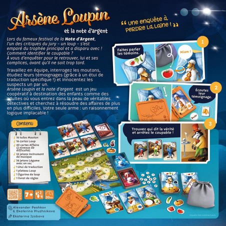 Arsène Loupin et la note d'Argent - Jeux de société - Gigamic