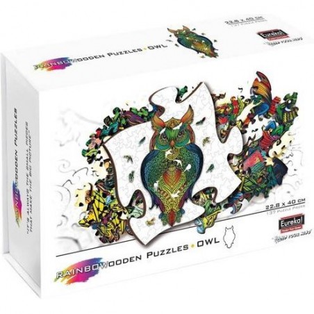 Puzzle Hibou - 137 pièces - Puzzle - Rainbowooden