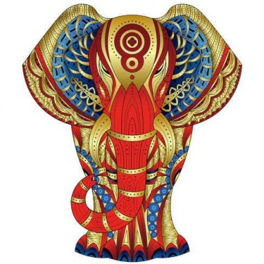 Eureka - Eureka 2D Puzzle - Elephant - Rainbowooden