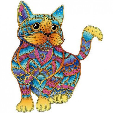 Puzzle Chat - 99 pièces - Puzzle - Rainbowooden