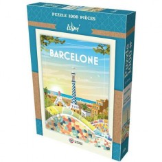 Puzzle 1000 pcs Wim Barcelone - Wim!