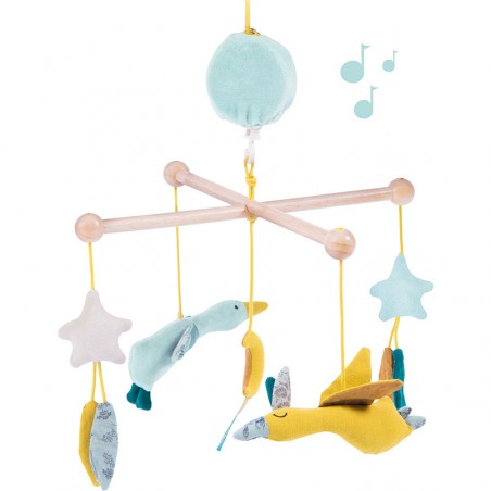 Mobile musical croisillon Le Voyage d'Olga - Moulin Roty