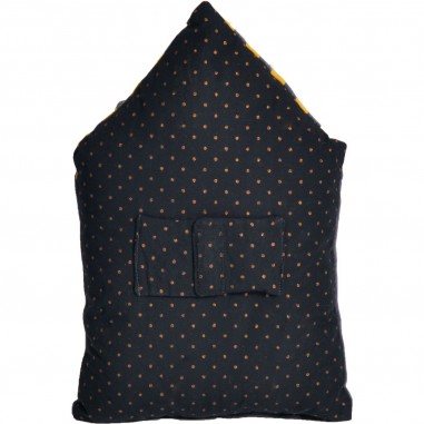 Coussin d'activités maison grise Les Moustaches - Moulin Roty