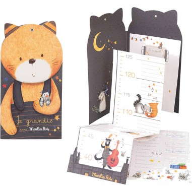 Toise carnet Les Moustaches - Moulin Roty