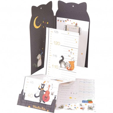 Toise carnet Les Moustaches - Moulin Roty