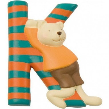 K lettre alphabet en résine - Moulin Roty