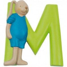 M lettre alphabet en résine - Moulin Roty 2