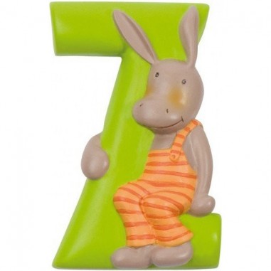 Z lettre alphabet en résine - Moulin Roty