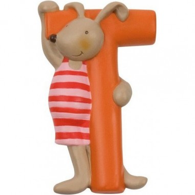 T lettre alphabet en résine - Moulin Roty