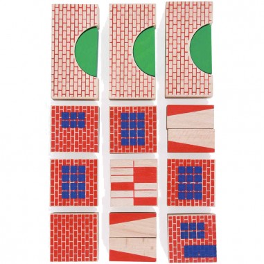 Jeu de construction en bois Bloc Ville - Dans la ville - Moulin Roty