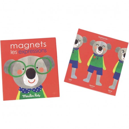 Jeu magnétique expressions Les Popipop - Moulin Roty