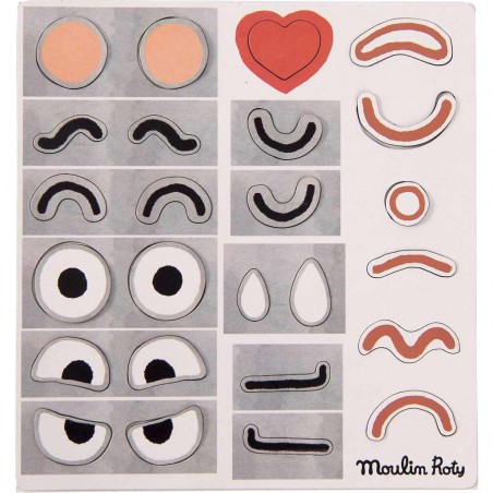 Jeu magnétique expressions Les Popipop - Moulin Roty